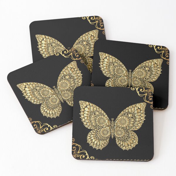 Item preview, Golden Butterfly Ornate Frame Design designed and sold by Phitwhim.