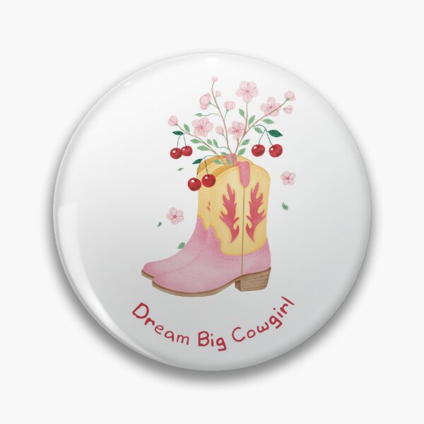 Item preview, Dream Big Cowgirl Boots Cute Illustration designed and sold by magicstorytale.