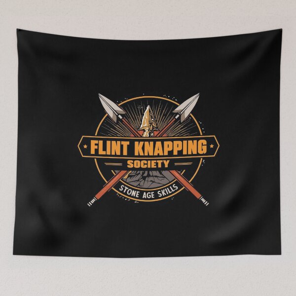 Item preview, Flint Knapping Society – Stone Tool Maker designed and sold by KapiPrint.
