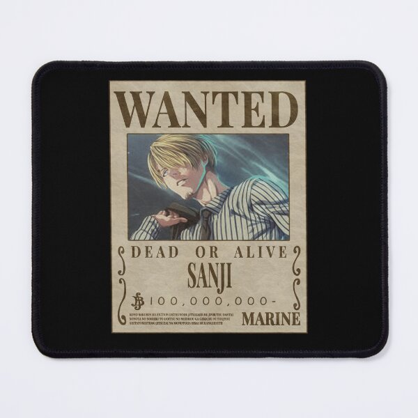 Item preview, Wanted Dead Or Alive Sanji designed and sold by JTravisDesigns.