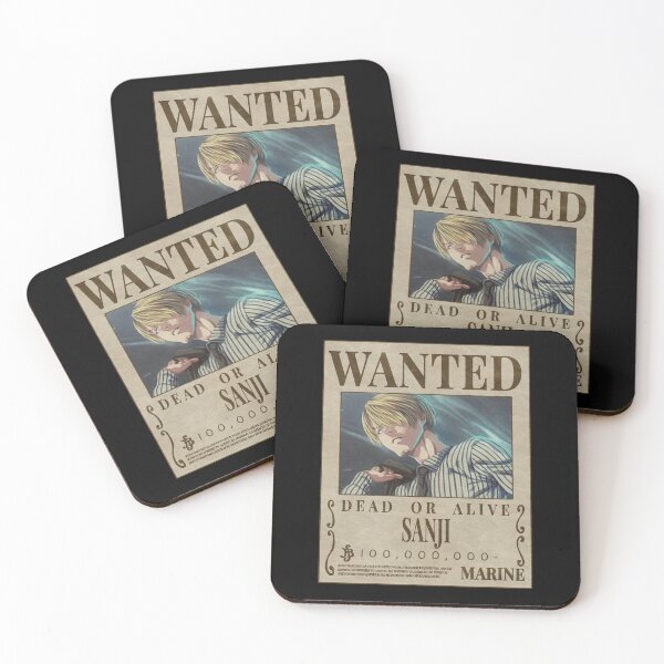 Item preview, Wanted Dead Or Alive Sanji  designed and sold by JTravisDesigns.