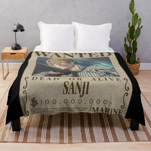 Item preview, Wanted Dead Or Alive Sanji designed and sold by JTravisDesigns.