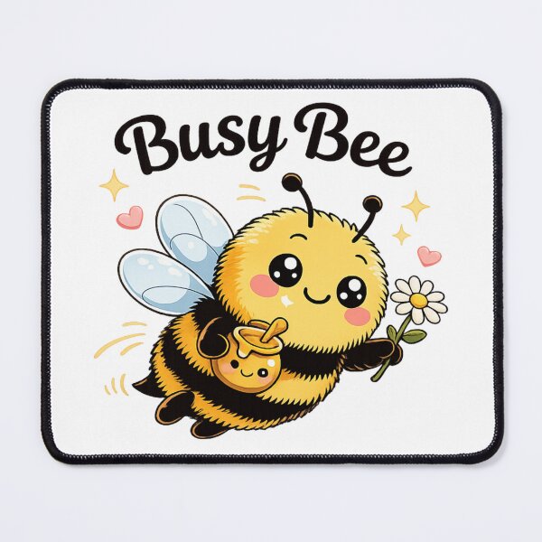 Item preview, Busy Bee Cute Bee Design | Kawaii Bee with Honey & Flower | Bee Lover Gift designed and sold by PurpleJelly.