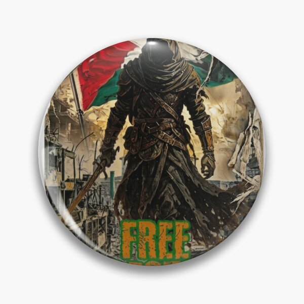 Item preview, Palestine Hooded Warrior - Freedom & Resilience Art designed and sold by DriftScents.