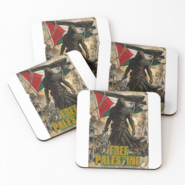 Item preview, Palestine Hooded Warrior - Freedom & Resilience Art designed and sold by DriftScents.