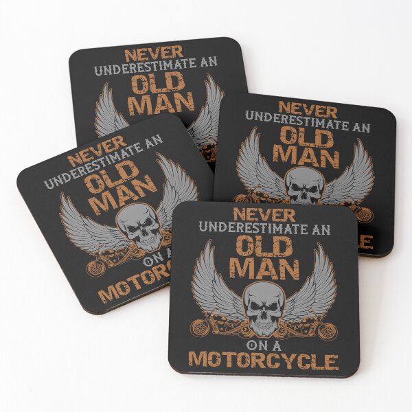 Item preview, Vintage motorcycle, old man, funny saying designed and sold by MaximWundersee.