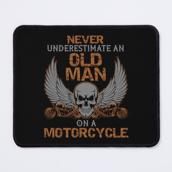 Item preview, Vintage motorcycle, old man, funny saying designed and sold by MaximWundersee.