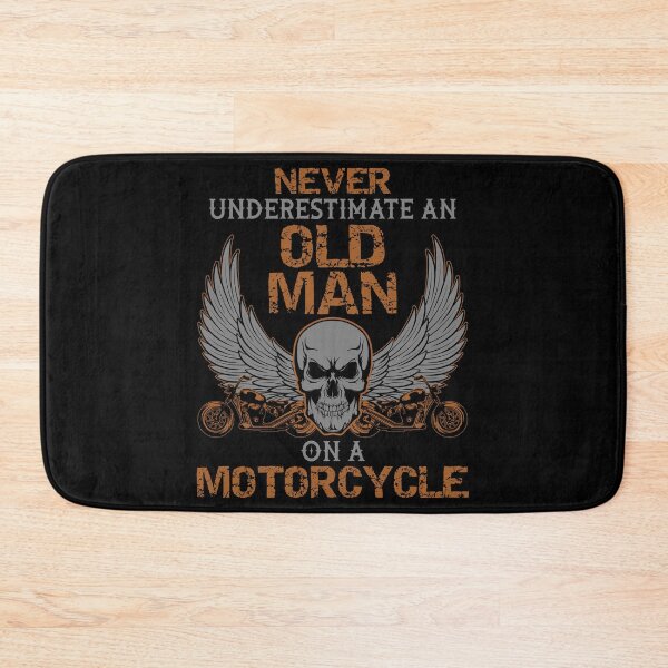 Item preview, Vintage motorcycle, old man, funny saying designed and sold by MaximWundersee.