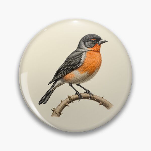 Item preview, Eurasian Bullfinch Red Breast Vintage Bird designed and sold by BloomStudio1.