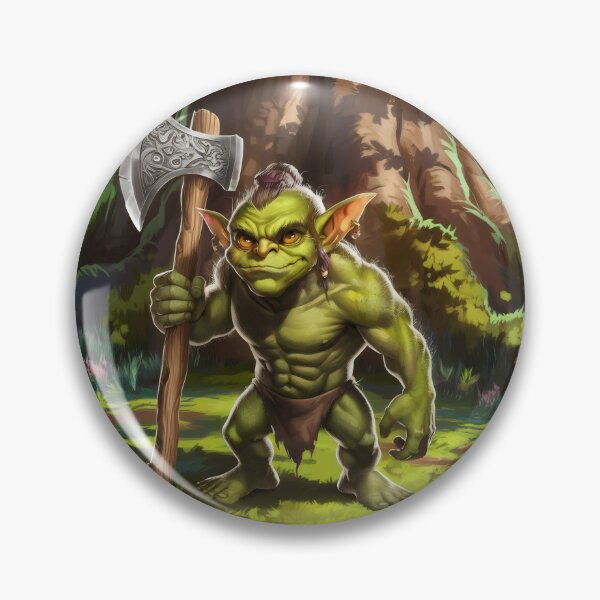 Item preview, Goblin guardian of the forest. designed and sold by MyHappyArtShop.