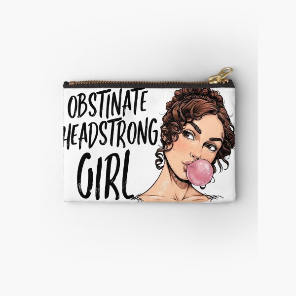 Item preview, Obstinate Headstrong Girl Pride And Prejudice Bubblegum designed and sold by Fenay Designs.
