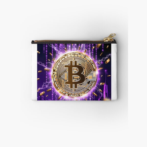 Item preview, Bitcoin Neon Rain designed and sold by Ultraviolet1337.
