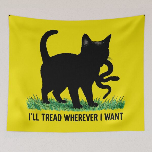 Item preview, Ill Tread Wherever I Want designed and sold by SkeletonsDanger.