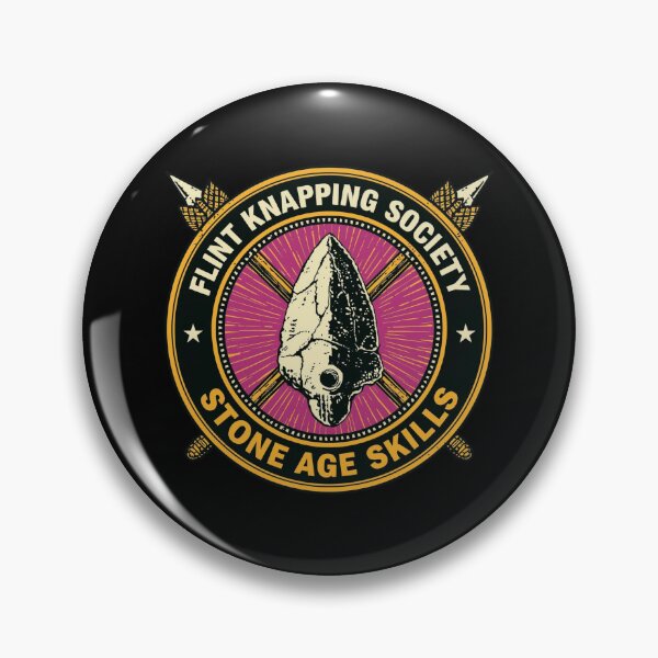 Item preview, Flint Knapping Society – Stone Tool Maker designed and sold by KapiPrint.