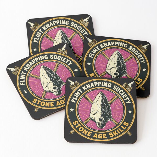 Item preview, Flint Knapping Society – Stone Tool Maker designed and sold by KapiPrint.