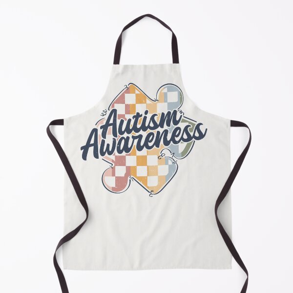 Item preview, Autism Awareness Retro Puzzle Ribbon Design designed and sold by mademouthy.