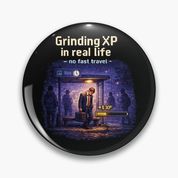 Item preview, Grinding XP in Real Life designed and sold by AlvelinaCP.
