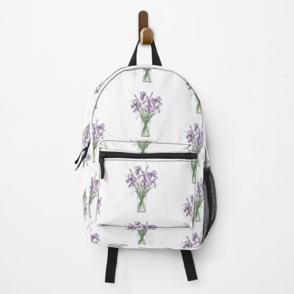 Item preview, Purple irises bouquet watercolor designed and sold by uunaa.