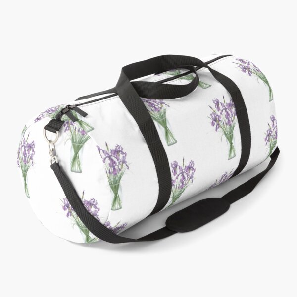 Item preview, Purple irises bouquet watercolor designed and sold by uunaa.