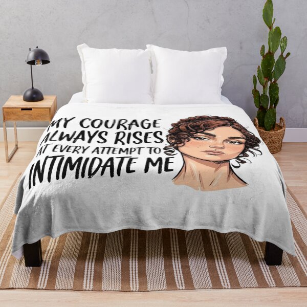 Item preview, My Courage Always Rises Pride And Prejudice Jane Austen designed and sold by Fenay Designs.