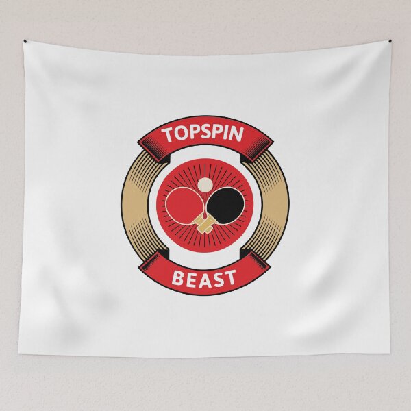 Item preview, Topspin Beast Table Tennis T-Shirt - Vintage Ping Pong Looper Gift designed and sold by OhMyPingCo.