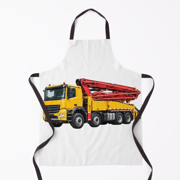 Item preview, Concrete Pump Truck Construction Vehicle Illustration designed and sold by Radekku.