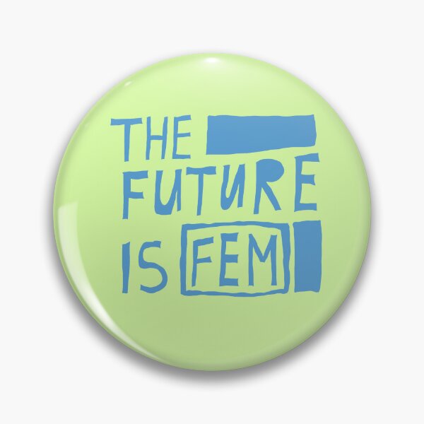 Item preview, The Future Is Fem Feminist Slogan Typography designed and sold by AnnaVikhrArt.