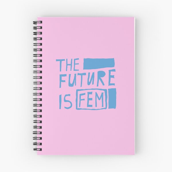 Item preview, The Future Is Fem Feminist Slogan Typography designed and sold by AnnaVikhrArt.