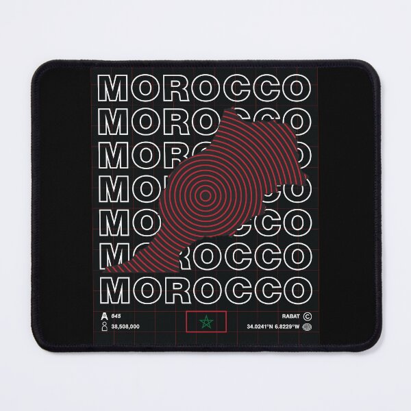 Item preview, Morocco Minimal Map designed and sold by Atlas-Array.