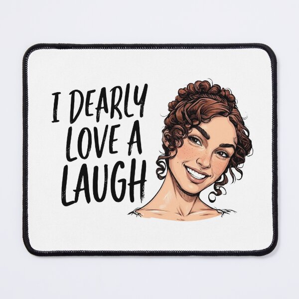 Item preview, I Dearly Love A Laugh Pride And Prejudice Quote Art designed and sold by Fenay Designs.