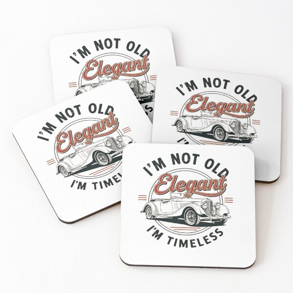 Item preview, I'm Not Old I'm Timeless - Vintage Classic Car Graphic designed and sold by QuietLines17.