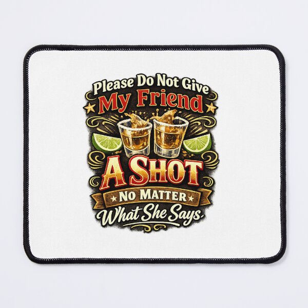 Item preview, Humorous Unisex Graphic Tee – Please Do Not Give My Friend A Shot designed and sold by MoolokaiApperal.