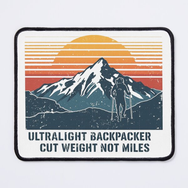 Item preview, Ultralight Backpacker – Ounces Matter Club designed and sold by KapiPrint.