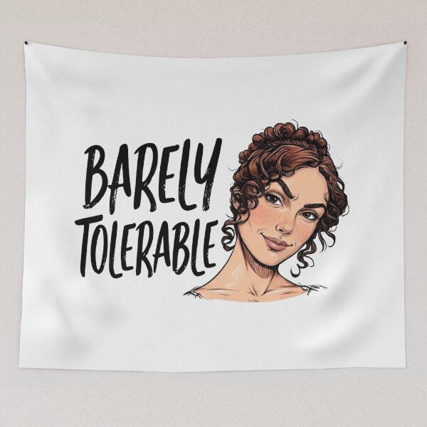 Item preview, Barely Tolerable Pride And Prejudice Elizabeth Bennet designed and sold by Fenay Designs.