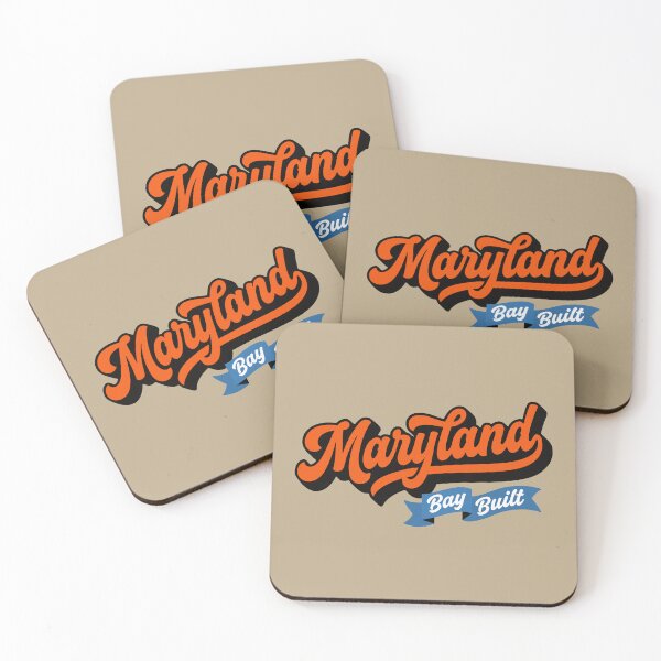 Item preview, Chesapeake Built: Maryland Retro Script Design designed and sold by Cozy-Old-Pub.