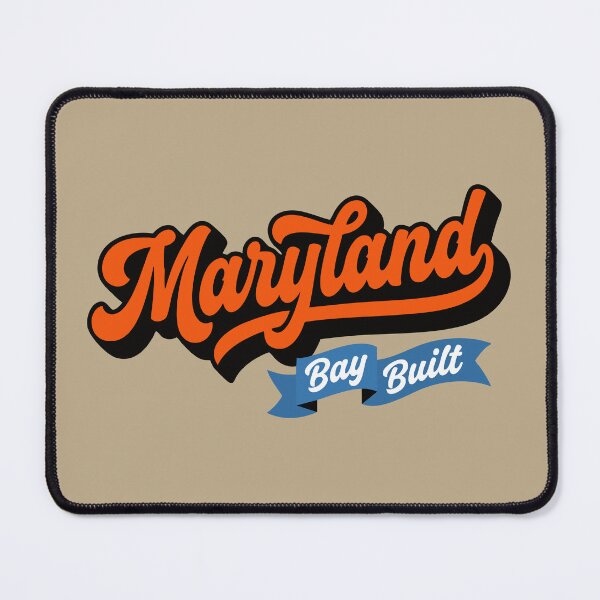 Item preview, Chesapeake Built: Maryland Retro Script Design designed and sold by Cozy-Old-Pub.