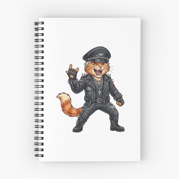 Item preview, Metal God Cat - Heavy Metal Legend Tribute designed and sold by henryavincnt.