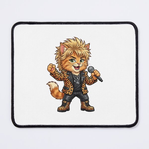 Item preview, Classic Rock Singer Cat - Mod Style Legend Tribute designed and sold by henryavincnt.