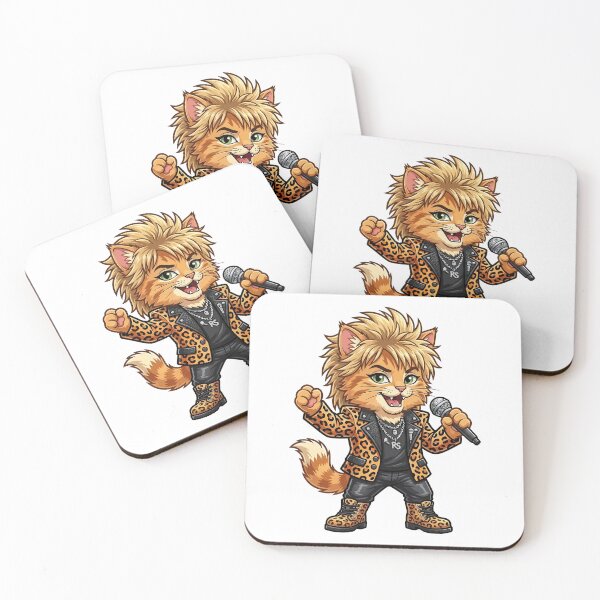 Item preview, Classic Rock Singer Cat - Mod Style Legend Tribute designed and sold by henryavincnt.