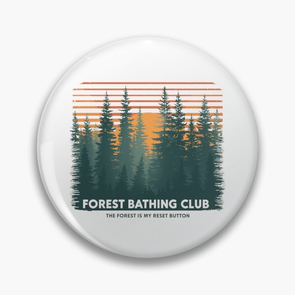 Item preview, Forest Bathing Club – Nature Therapy Society designed and sold by KapiPrint.