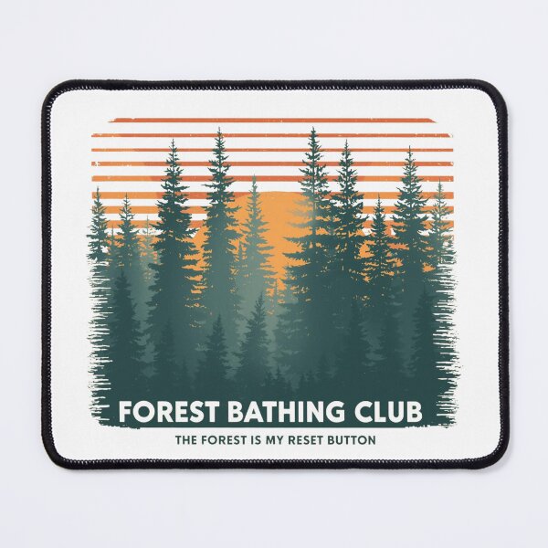 Item preview, Forest Bathing Club – Nature Therapy Society designed and sold by KapiPrint.
