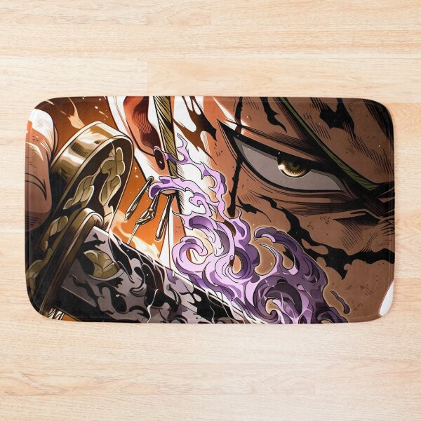 Item preview, Zoro - Blazing Blade Warrior – Dark Anime Swordsman with Fiery Katana Close-Up designed and sold by Dyan4.