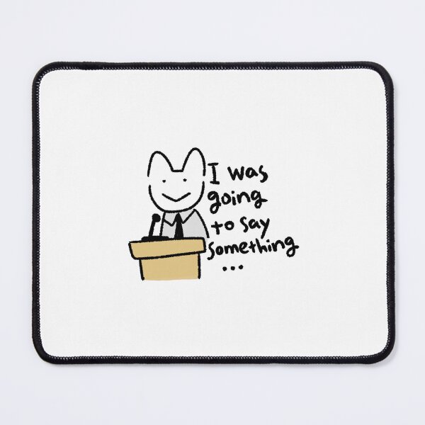 Item preview, I Was Going to Say Something… – Goofy White Cat Sticker | Cute Funny Kawaii Cat for Journaling & Planners designed and sold by lazydayz16.