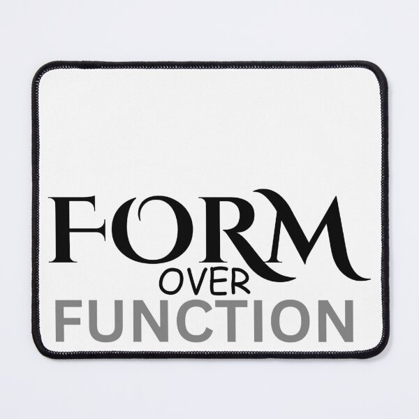 Item preview, The Aesthetic Choice: Form Over Function designed and sold by PureTypeStudio.