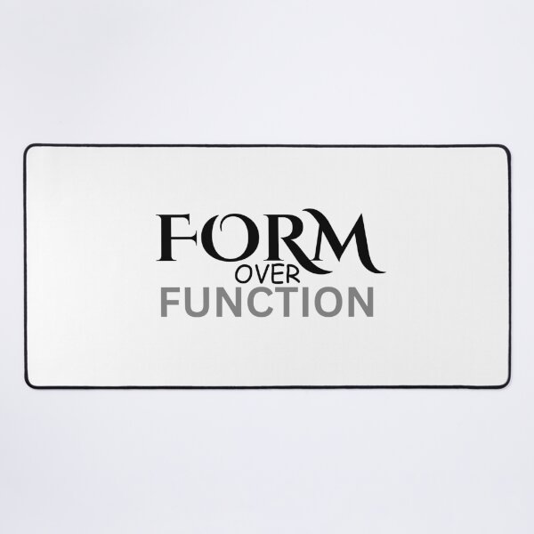 Item preview, The Aesthetic Choice: Form Over Function designed and sold by PureTypeStudio.