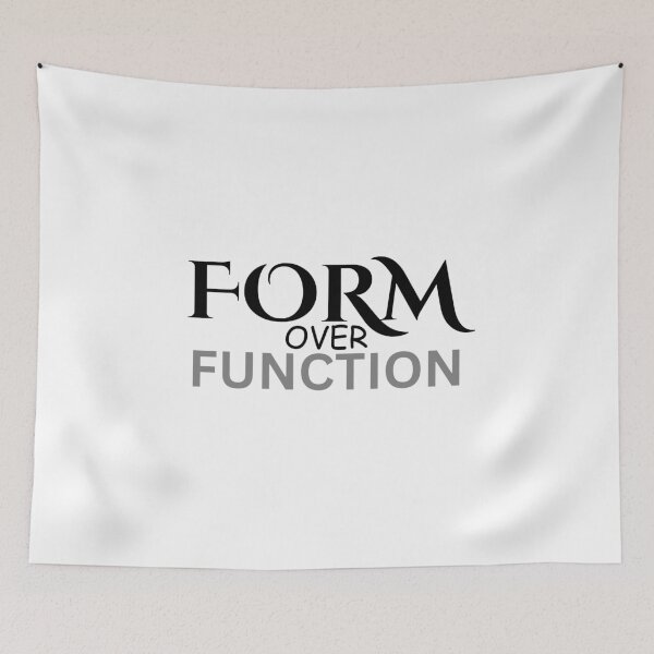 Item preview, The Aesthetic Choice: Form Over Function designed and sold by PureTypeStudio.