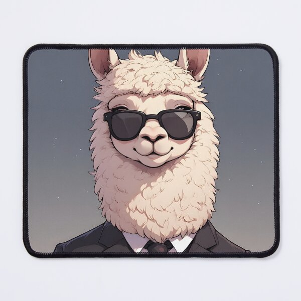 Item preview, Cool Llama in Suit with Sunglasses Funny Stylish Animal Art designed and sold by Karolina’s Cozy Creations.