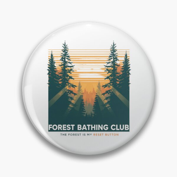 Item preview, Forest Bathing Club – Nature Therapy Society designed and sold by KapiPrint.