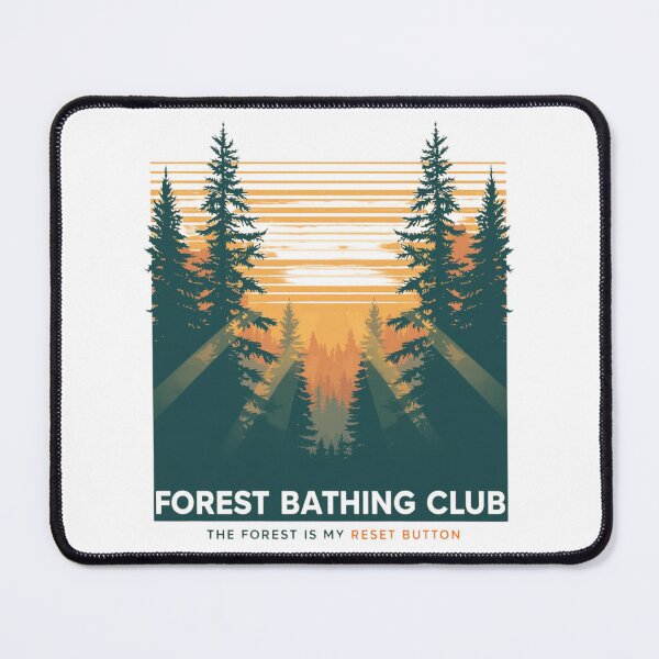 Item preview, Forest Bathing Club – Nature Therapy Society designed and sold by KapiPrint.