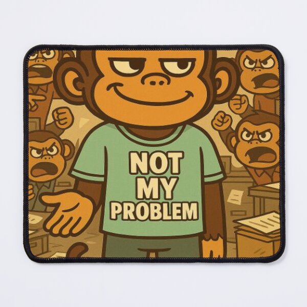 Item preview, Not My Problem designed and sold by Monkeyneser .